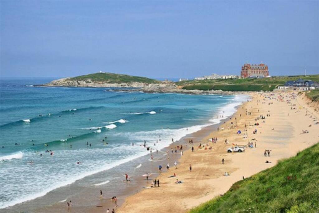 Large 5 Bed 3 Bath House 300 Meters From Beach And Restaurants Newquay  Bagian luar foto